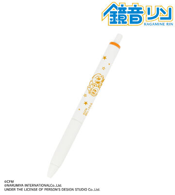 ANGEL BLUEコラボ 描き起こし 鏡音リン&ナカムラくん ユニボール ワン ゲルインクボールペン