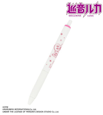 ANGEL BLUEコラボ 描き起こし 巡音ルカ&ナカムラくん ユニボール ワン ゲルインクボールペン