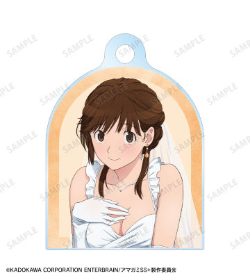 描き下ろし 桜井梨穂子 ウェディング水着ver. 2連ワイヤーアクリルキーホルダー