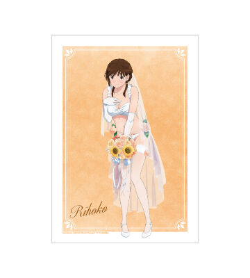 描き下ろし 桜井梨穂子 ウェディング水着ver. A3マット加工ポスター