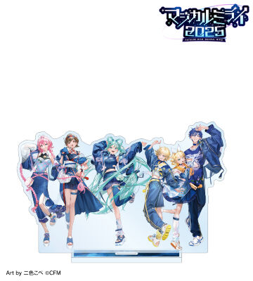 集合 マジカルミライ 2025 Art by 二色こぺ BIGアクリルスタンド