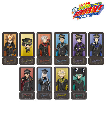 描き下ろし ブラックミリタリーver. トレーディングダイカットステッカー