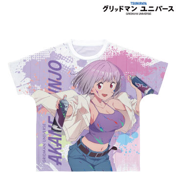 描き下ろし 新条アカネ ペインタースタイルver. フルグラフィックTシャツ