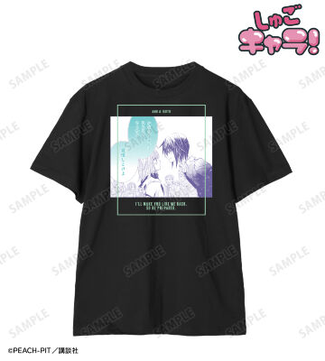 日奈森 あむ&月詠 イクト 原作コマTシャツ ブラック