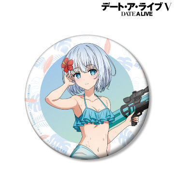 デート・ア・ライブ 10周年　10th　メタリック缶バッジ　誘宵美九 アニメ「デート・ア・ライブV」 - 描き下ろし 誘宵美九 デート