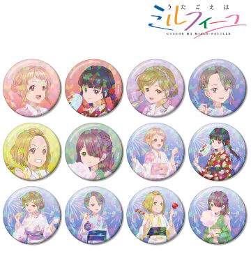 描き下ろし 夏祭りver. トレーディングホログラム缶バッジ