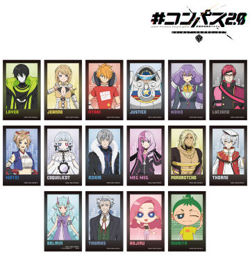 トレーディングインスタントカメラ風イラストカード ver.B
