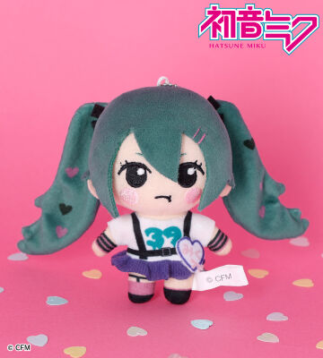初音ミク ハートver. グリッター缶バッジ ver.A 初音ミク - 描き下ろし 初音ミク ハートver. Art by coalowl