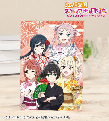 描き下ろし 2年生 縁日ver. A5アクリルパネル