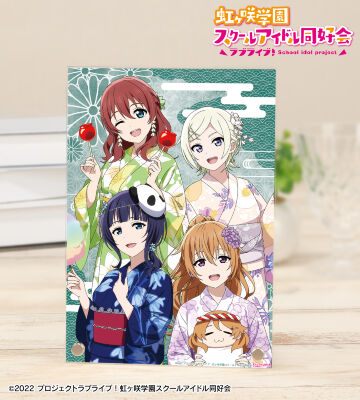 描き下ろし 3年生 縁日ver. A5アクリルパネル