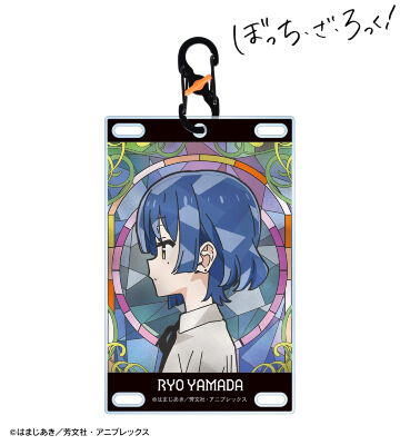 山田リョウ Aure Glass カラビナ付きカード型アクリルキーホルダー