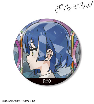 山田リョウ Aure Glass 100mm缶バッジ ver.B