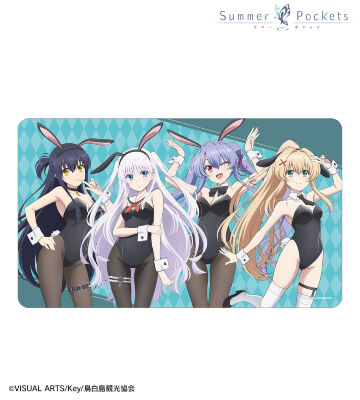 描き下ろし 集合 バニーガールver. マルチデスクマット