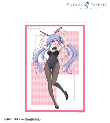 描き下ろし 空門蒼 バニーガールver. A3マット加工ポスター