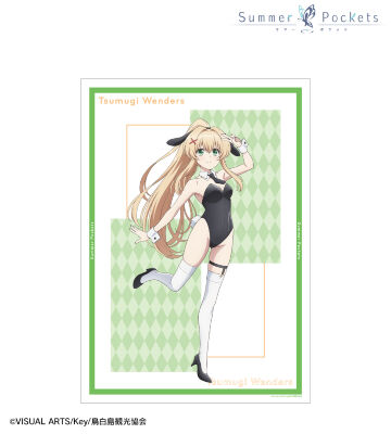 描き下ろし 紬ヴェンダース バニーガールver. A3マット加工ポスター