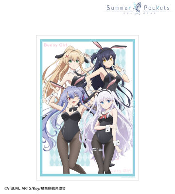 描き下ろし 集合 バニーガールver. A3マット加工ポスター