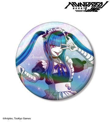 描き下ろし 飴宮怠美 メイドver. 75mmオーロラ缶バッジ