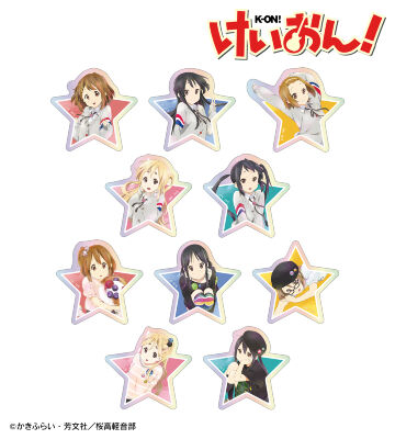けいおん！ グッズ バラ、まとめ可能！ けいおん! 唯・澪・律・紬・梓の集合イラスト使用 新作グッズ 9