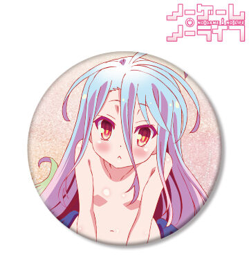 白 BIG缶バッジ