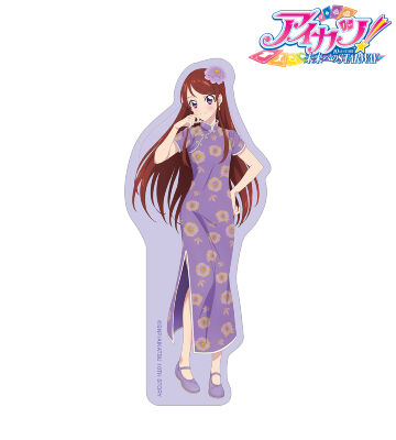 描き下ろし 紫吹 蘭 チャイナドレスver. ダイカットステッカー