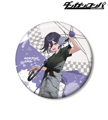 さくしゃ2さんイラスト 王馬小吉 ペイントスタイルver. 100mm缶バッジ