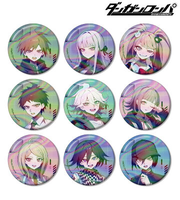 さくしゃ2さんイラスト トレーディングオーロラ缶バッジ