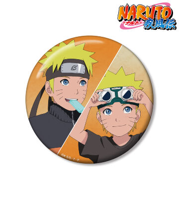描き下ろし うずまきナルト 過去と現在ver. 100mm缶バッジ