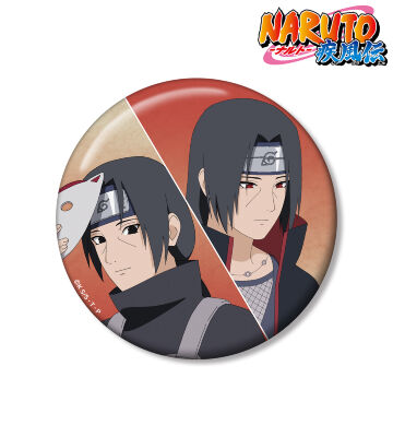 描き下ろし うちはイタチ 過去と現在ver. 100mm缶バッジ