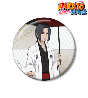 描き下ろし うちはイタチ 番傘和装ver. 100mm缶バッジ