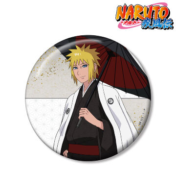 描き下ろし 波風ミナト 番傘和装ver. 100mm缶バッジ