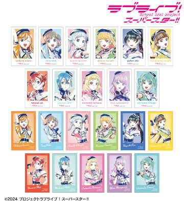 描き下ろし スーパースター!!ver. トレーディング Ani-Art インスタントカメラ風イラストカード2枚セット