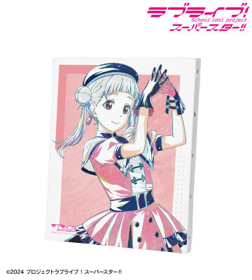 描き下ろし 嵐 千砂都 スーパースター!!ver. Ani-Art F3号キャンバスボード