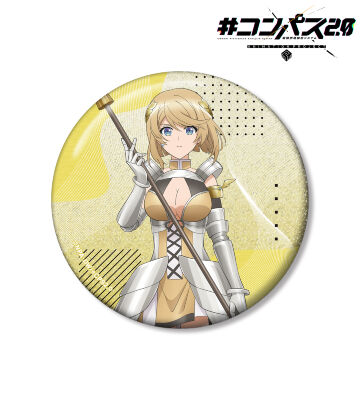 ジャンヌ 75mmグリッター缶バッジ