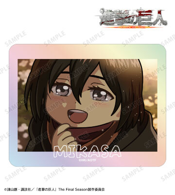ミカサ ゆるコマ オーロラステッカー