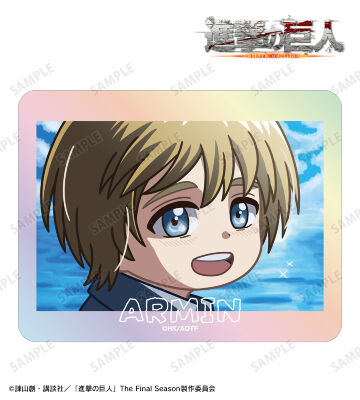 アルミン ゆるコマ オーロラステッカー
