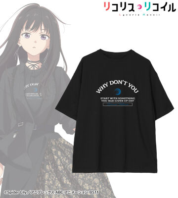 錦木千束＆井ノ上たきな Tシャツ ホワイト Lサイズ 「リコリス・リコイル コラボカフェ in Blue Turtle」 アルマビアンカ アルマビアンカ キャラクターグッズ リコリス・リコイル』“錦木千束” “井ノ上たきな” のTシャツや