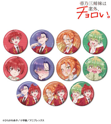 トレーディンググリッター缶バッジ