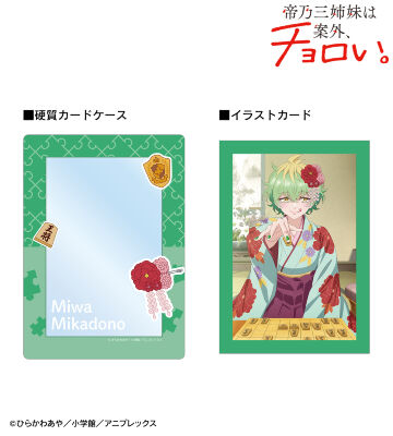 帝乃 三和 A5硬質カードケース&A5イラストカードセット