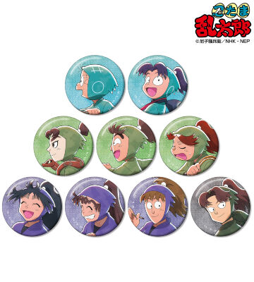 描き下ろし みんなで歩むの段ver. 第2弾 トレーディンググリッター缶バッジ ver.A