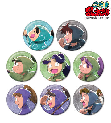 描き下ろし みんなで歩むの段ver. 第2弾 トレーディンググリッター缶バッジ ver.B