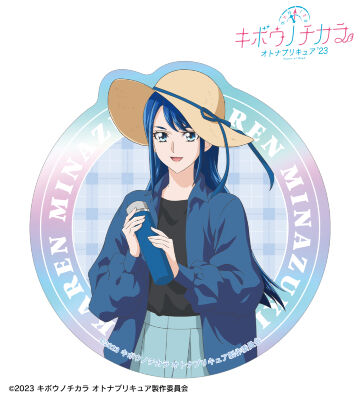 描き下ろし 水無月 かれん ピクニックver. オーロラステッカー