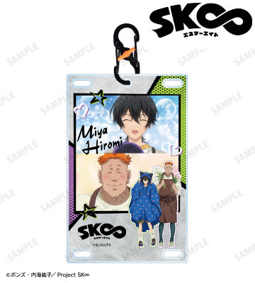 知念 実也&比嘉 広海 カラビナ付きカード型アクリルキーホルダー