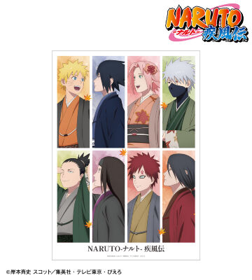 描き下ろし 集合 秋の歩みver. A3マット加工ポスター