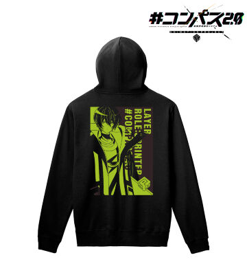 零夜 バックプリントパーカー