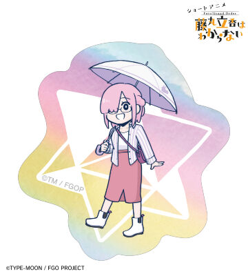 槌田先生 描き下ろし マシュ・キリエライト 梅雨の合間にver. オーロラステッカー