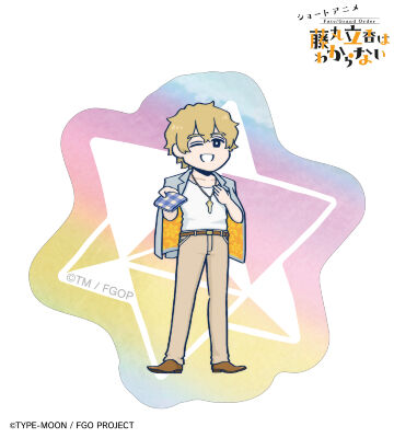 槌田先生 描き下ろし ガウェイン 梅雨の合間にver. オーロラステッカー