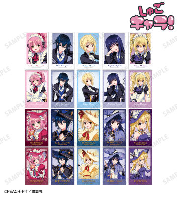 木澄 玲生さんイラスト お座りケーキ・魔法少女&魔法使いver. トレーディングインスタントカメラ風イラストカード