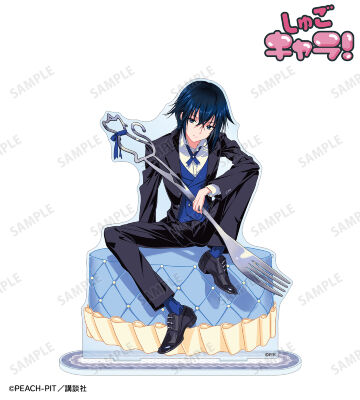 木澄 玲生さんイラスト 月詠 イクト お座りケーキver. BIGアクリルスタンド