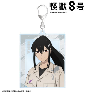 描き下ろし 亜白ミナ ペイントスタイルver. BIGアクリルキーホルダー