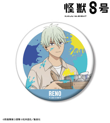 描き下ろし 市川レノ ペイントスタイルver. 100mm缶バッジ